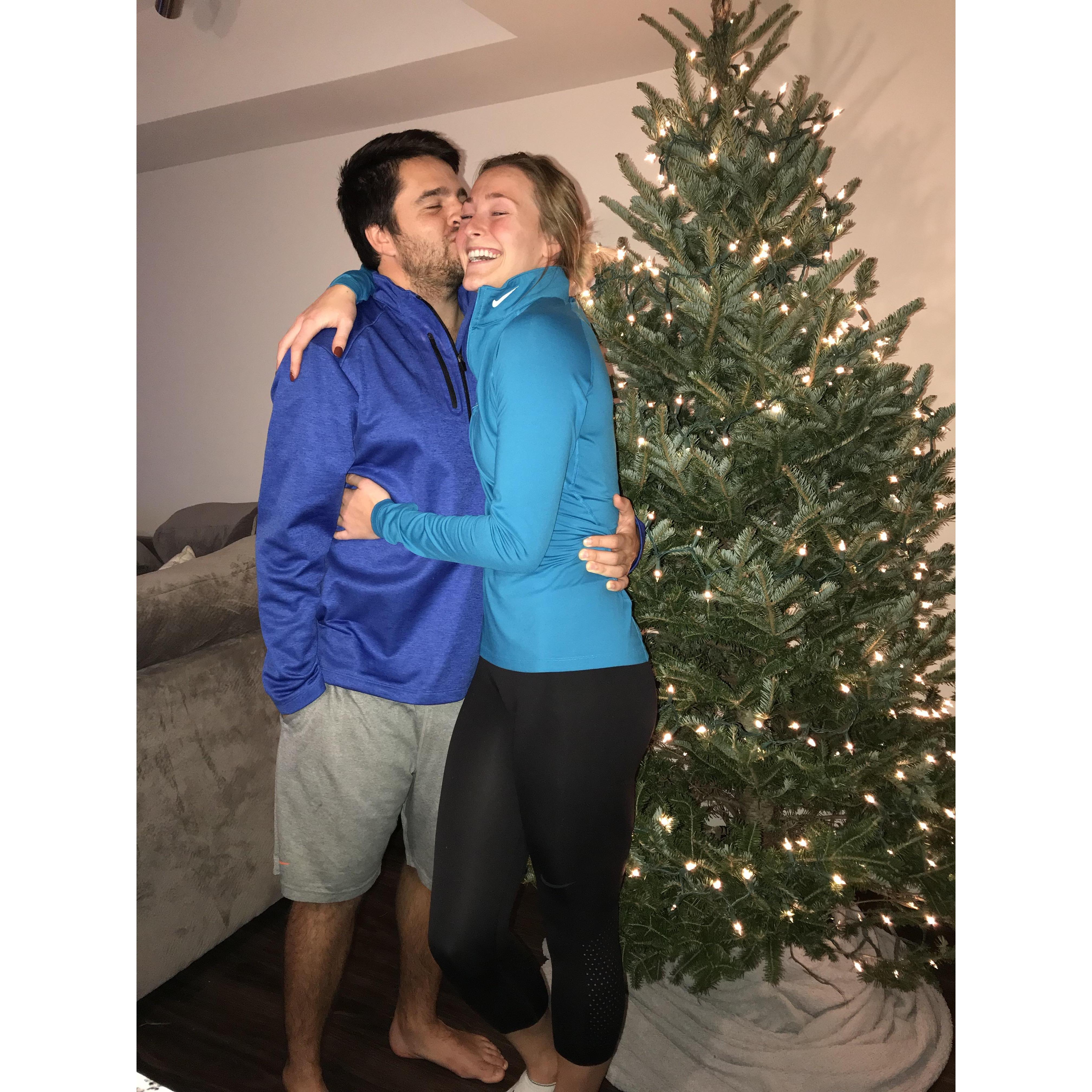 My first REAL Christmas tree that Tyler bought me!