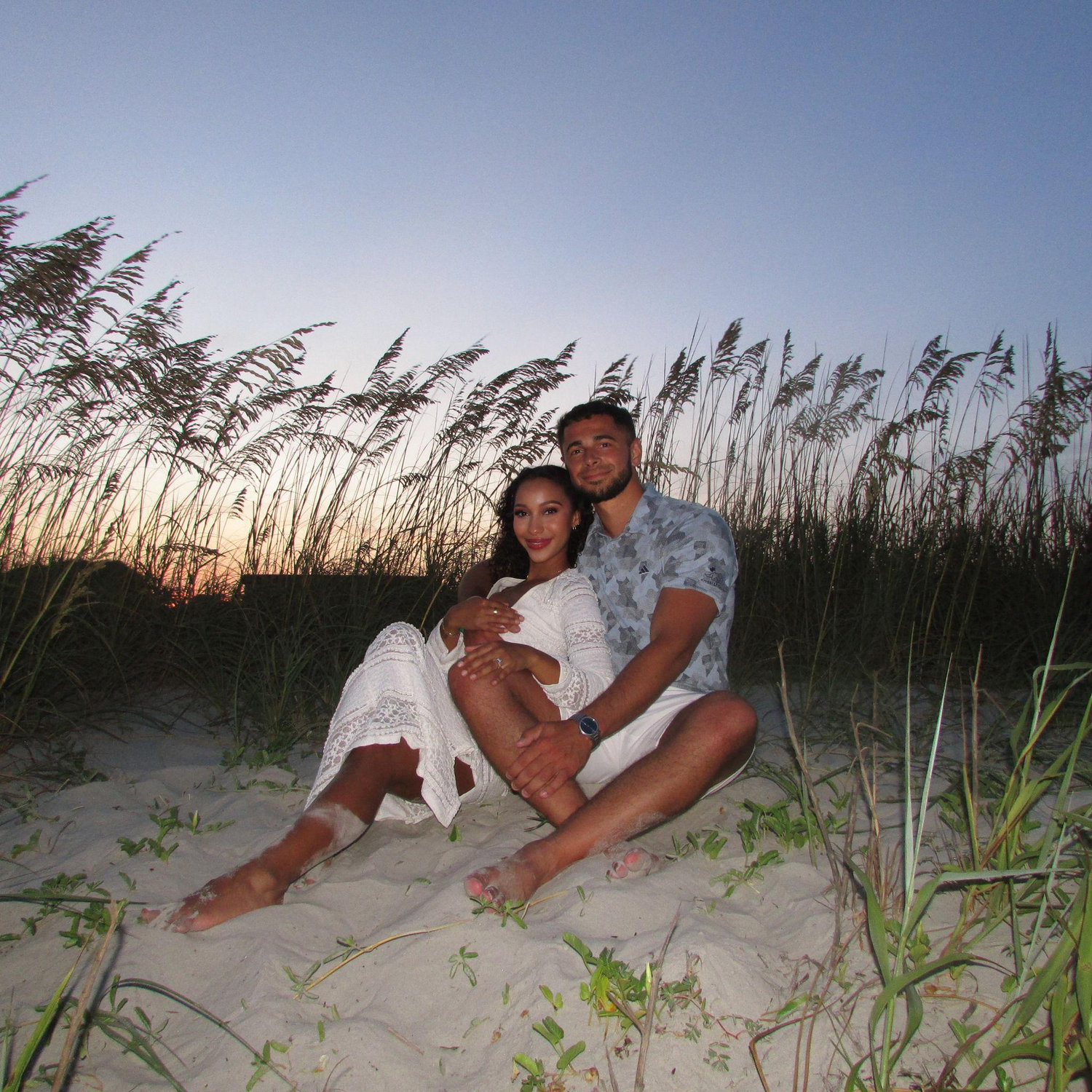 One year engaged <3 in Hilton Head Island.