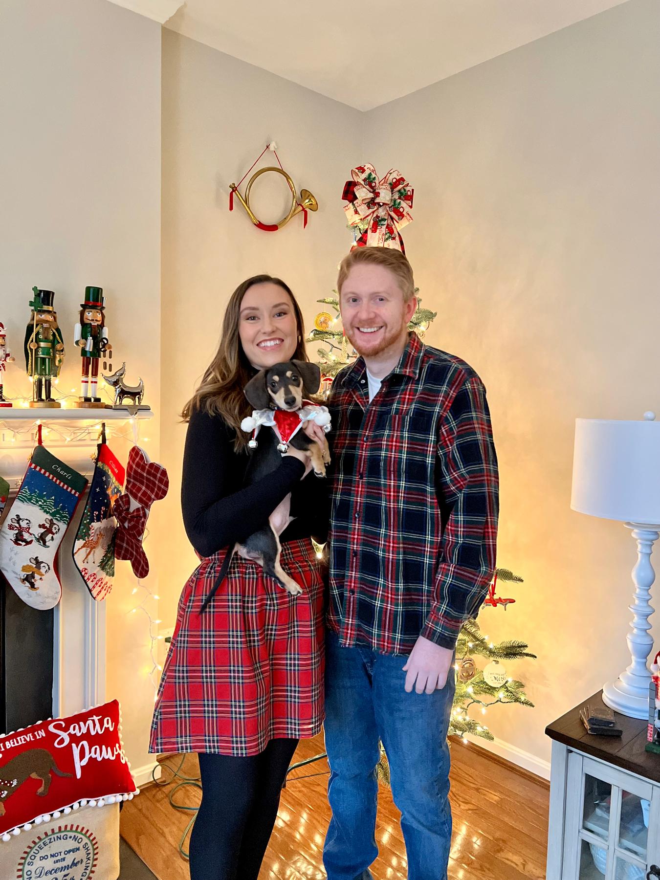 Our first Christmas with little Ozzy