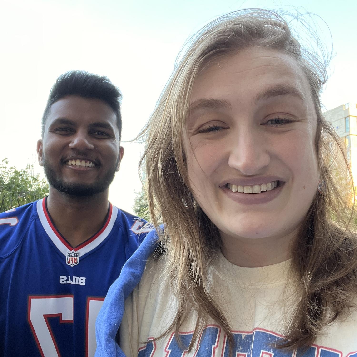 Supporting our football team