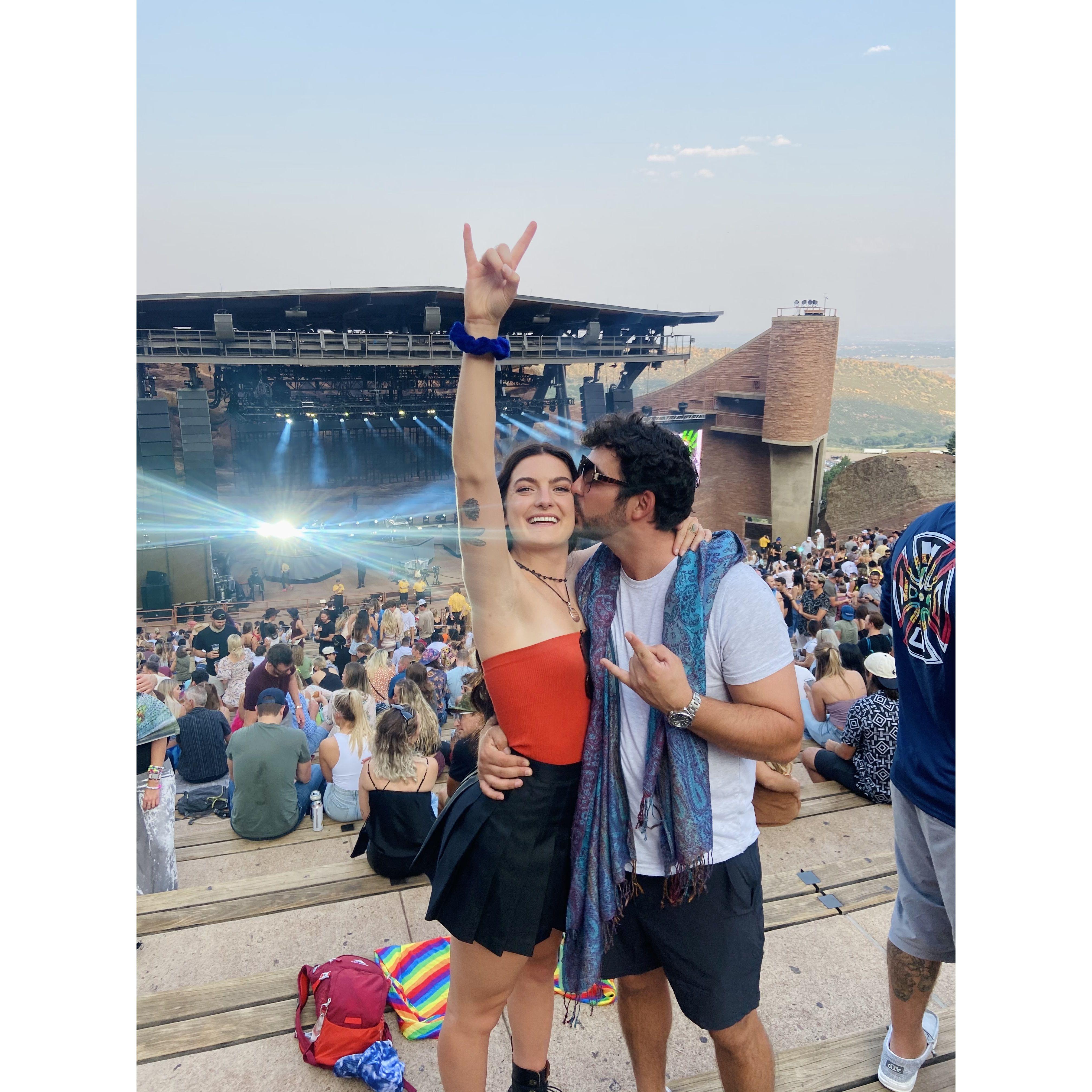 We went Red Rocks to see Rufus Du Sol. Such an amazing concert.