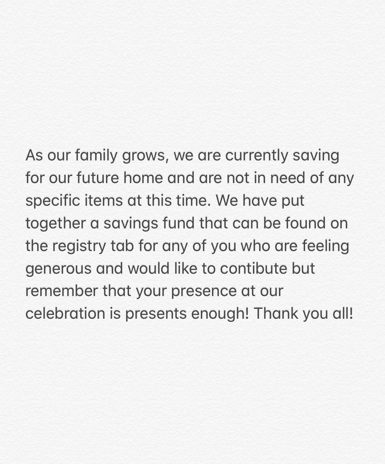 Savings fund for our future