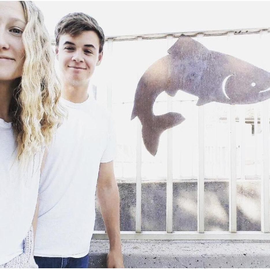 One of our first dates in college was to the fish hatchery and the salmon waterfall!
