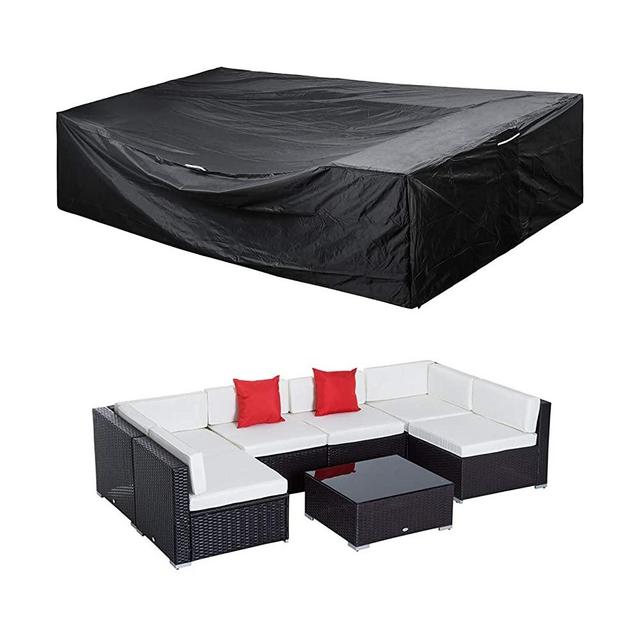 Patio Furniture Set Cover Outdoor Sectional Sofa Set Covers Outdoor Table and Chair Set Covers Water Resistant Large 126" L x 64" W x 28" H