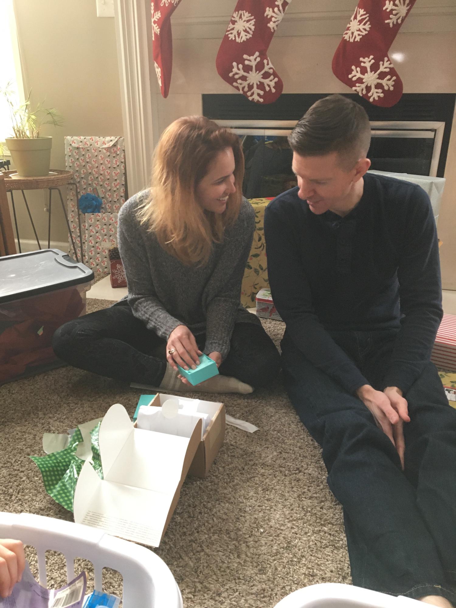 December 25, 2019: John and Alyssa’s first Christmas together in MI.