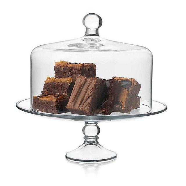Libbey® Glass Selene 2-Piece Cake Dome in Clear