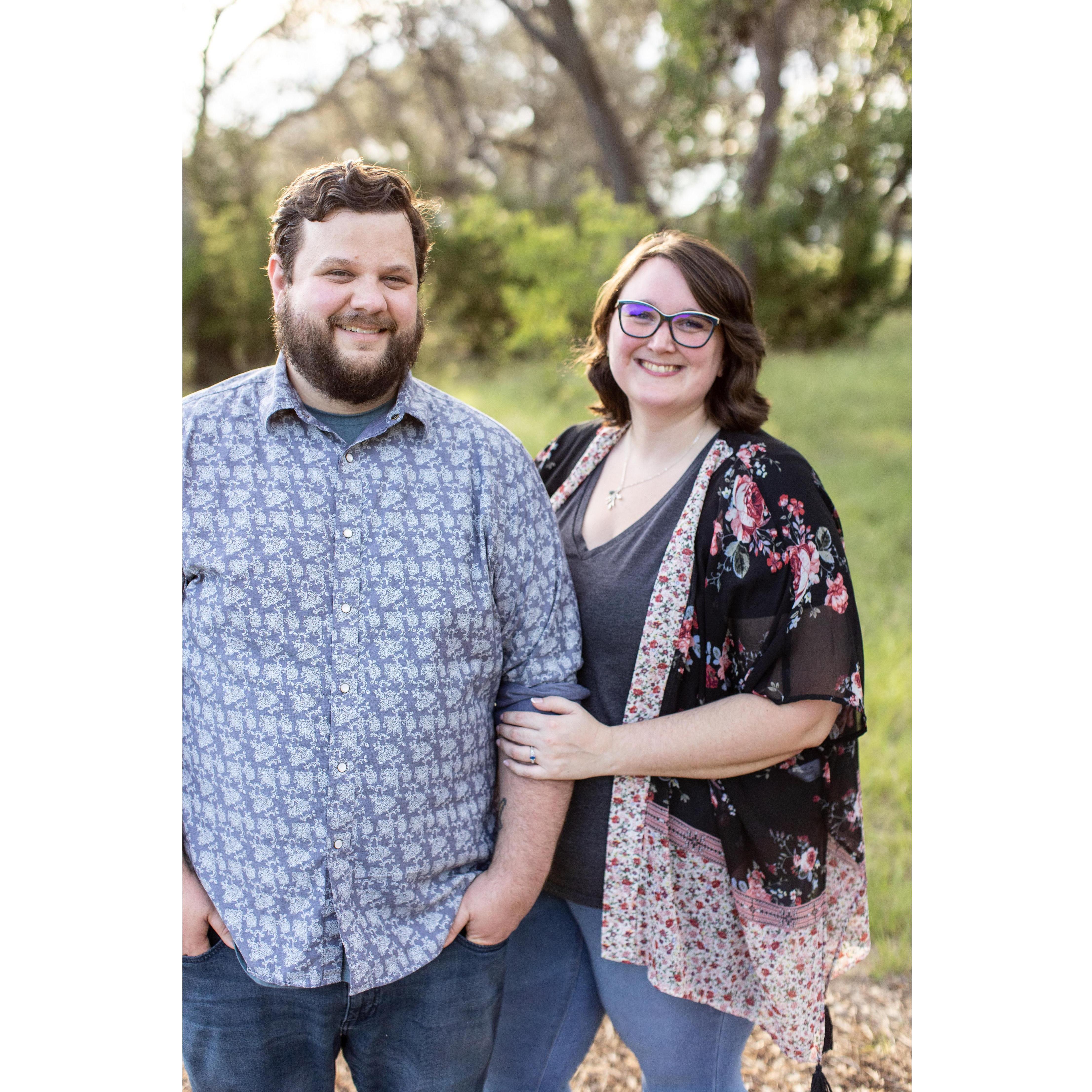 Engagement photos in May of 2021 at Visa Brewing Company. Such a blast!