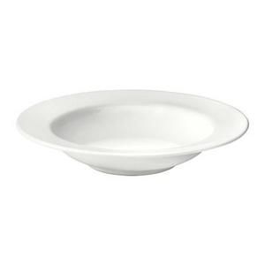 VARDAGEN Deep plate/bowl, off-white, 9 "