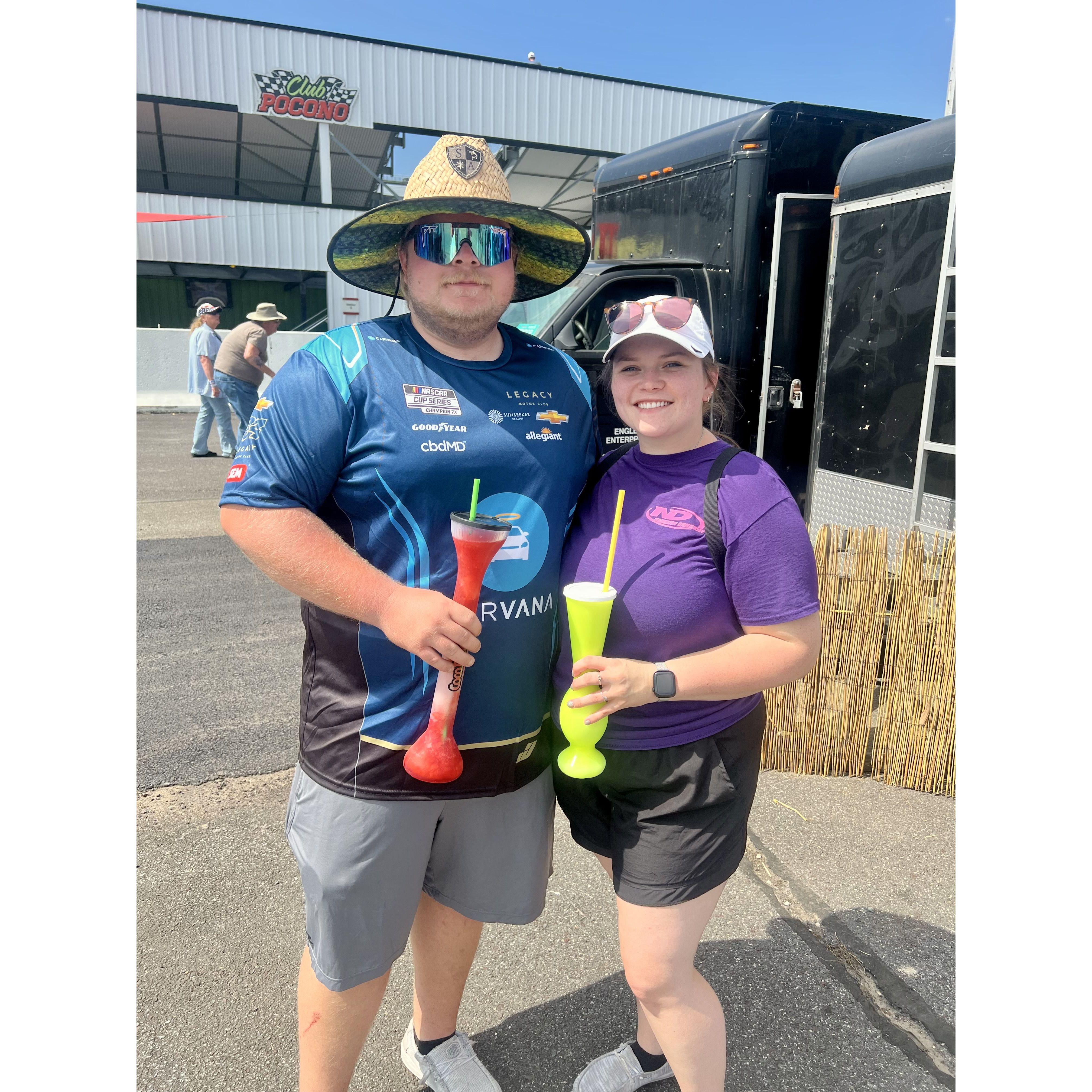 Pocono race for Katie's birthday