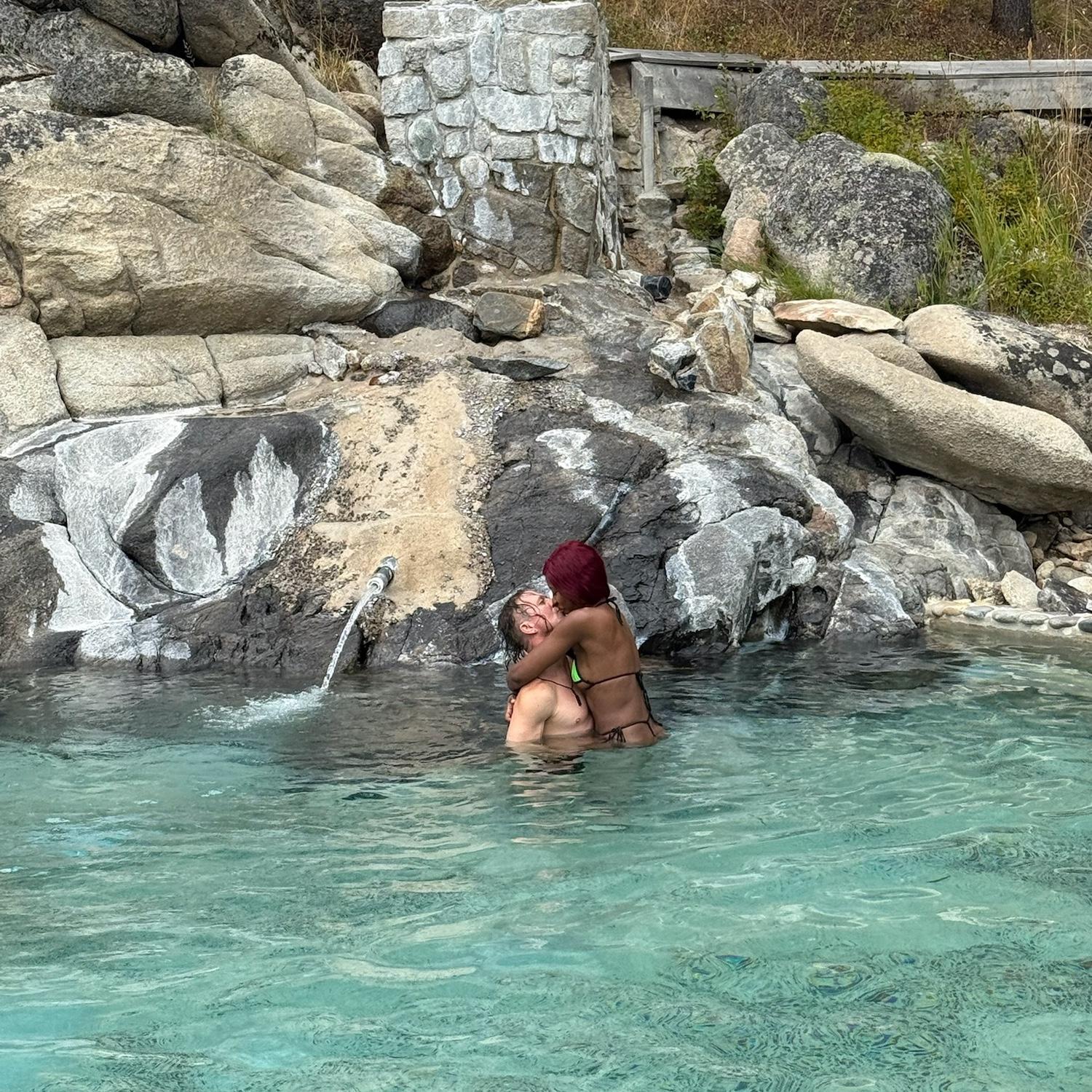 More fun in Cascade! We found a beautiful hot springs resort up here!