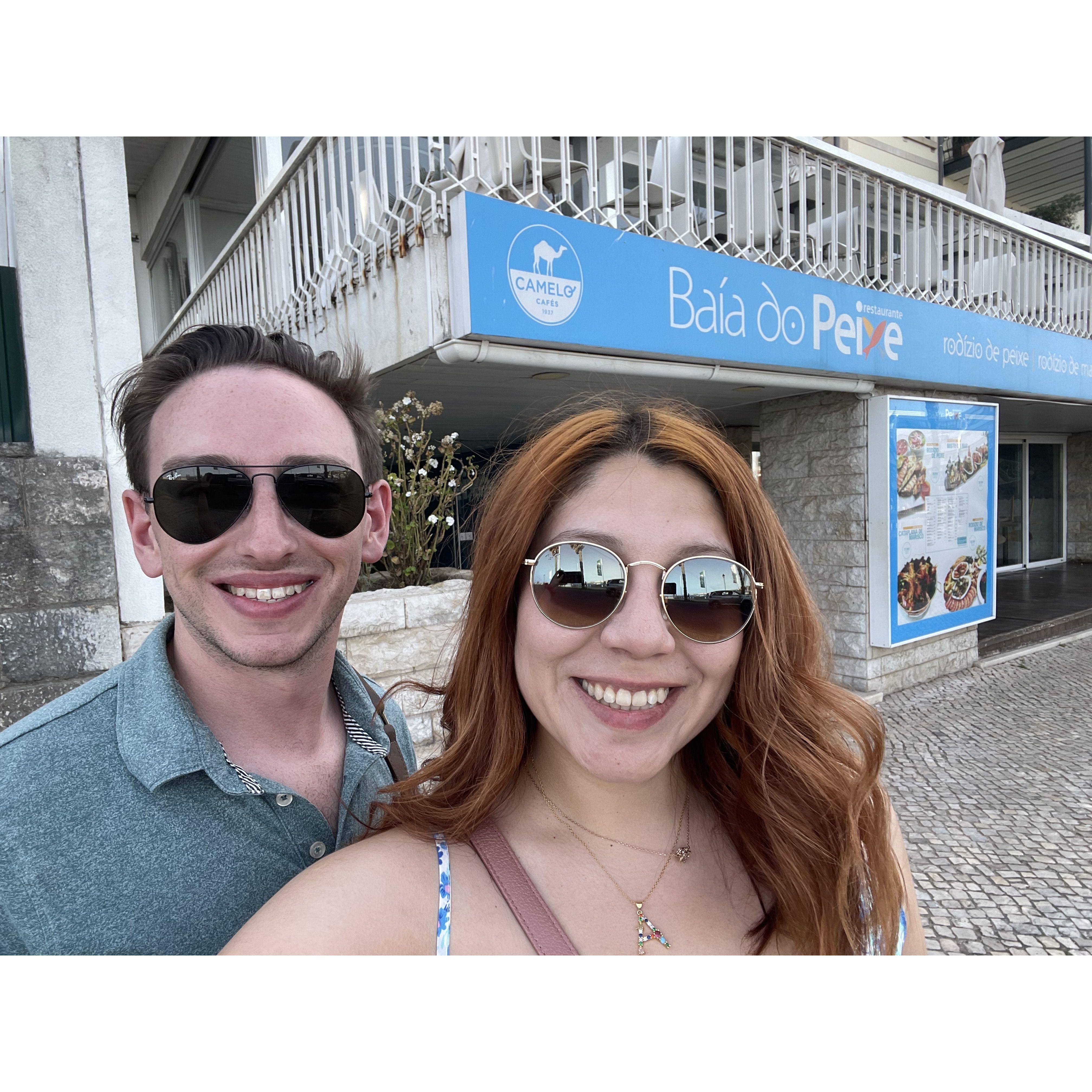 The restaurant of our very first date in Cascáis.