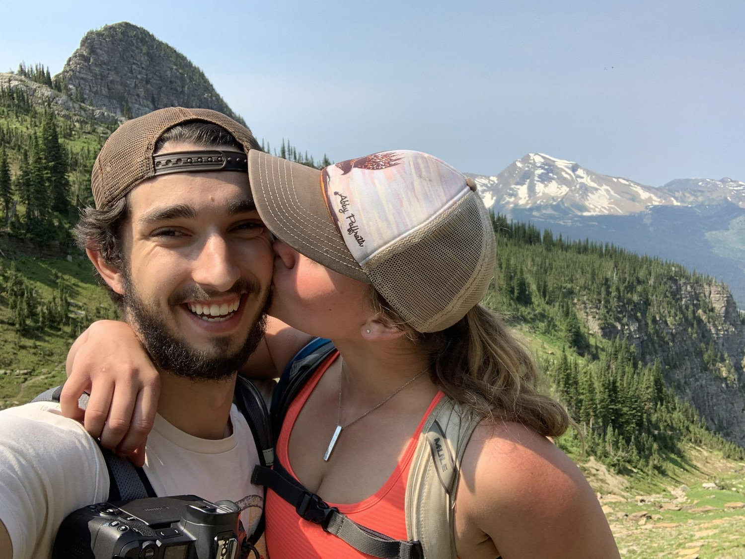 Celebrating our one year anniversary at Glacier National Park