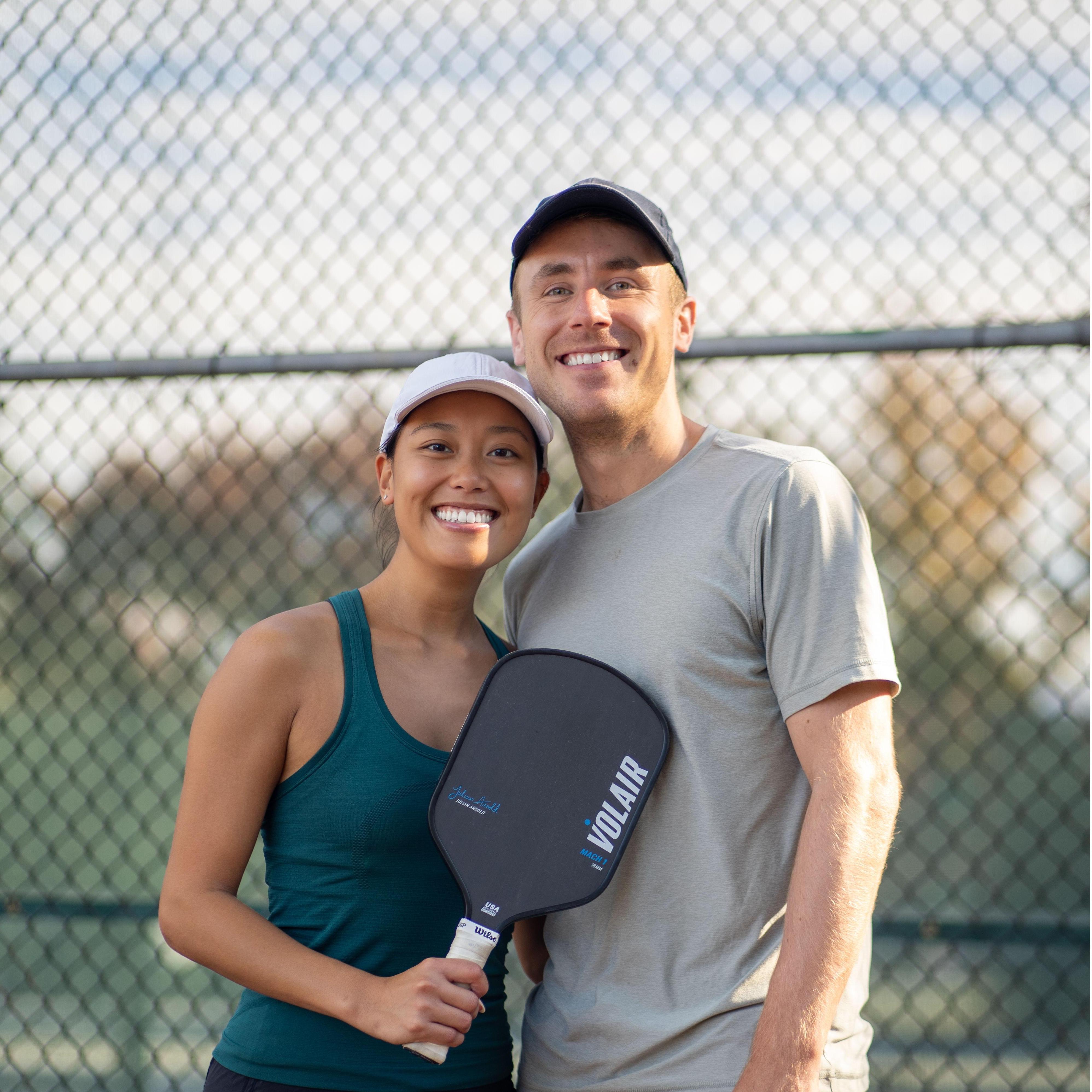 The time Marianne played her first (and last) pickleball tournament with Coach Oliver.