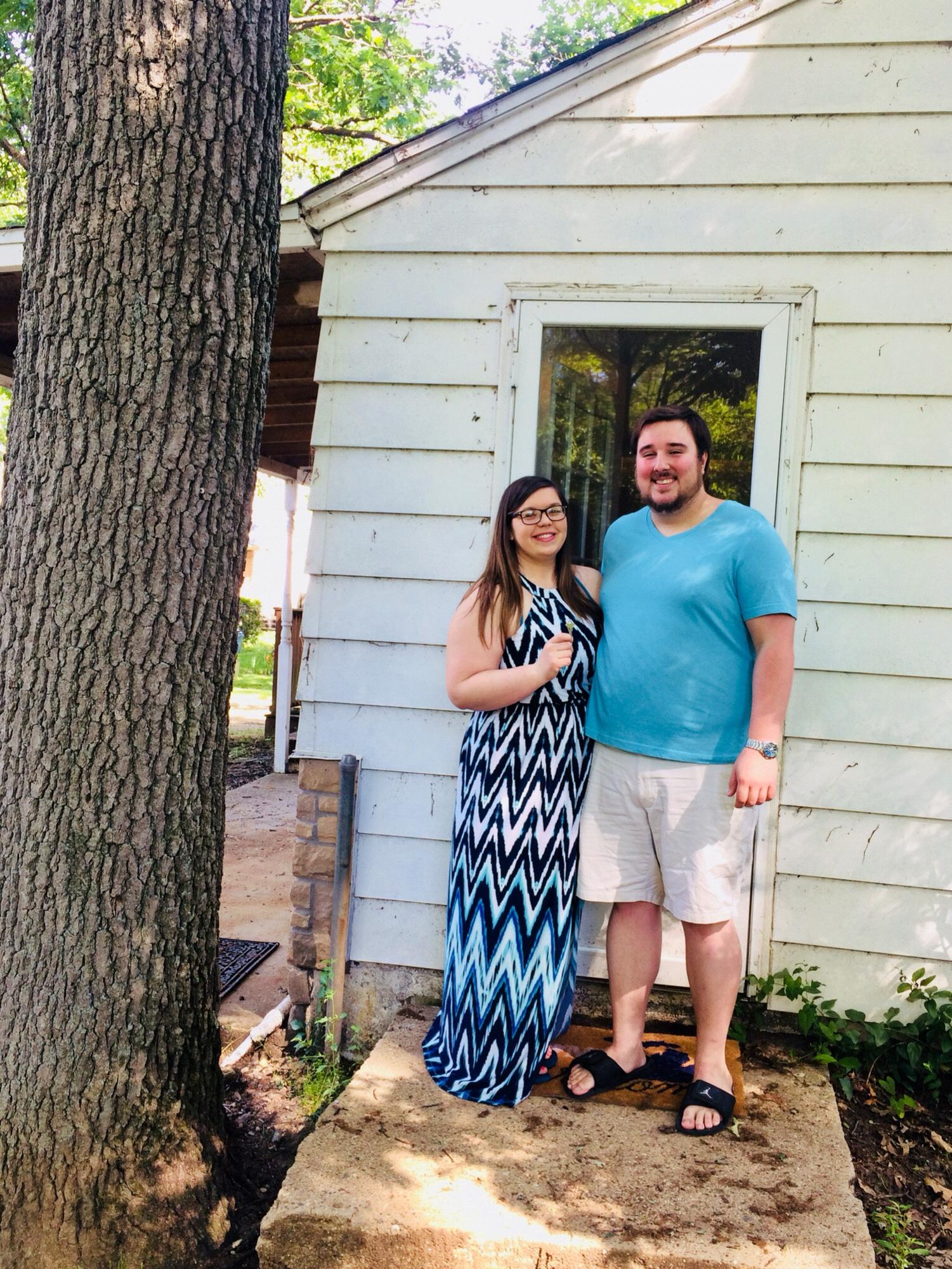 The day we got the keys to our house ❤️