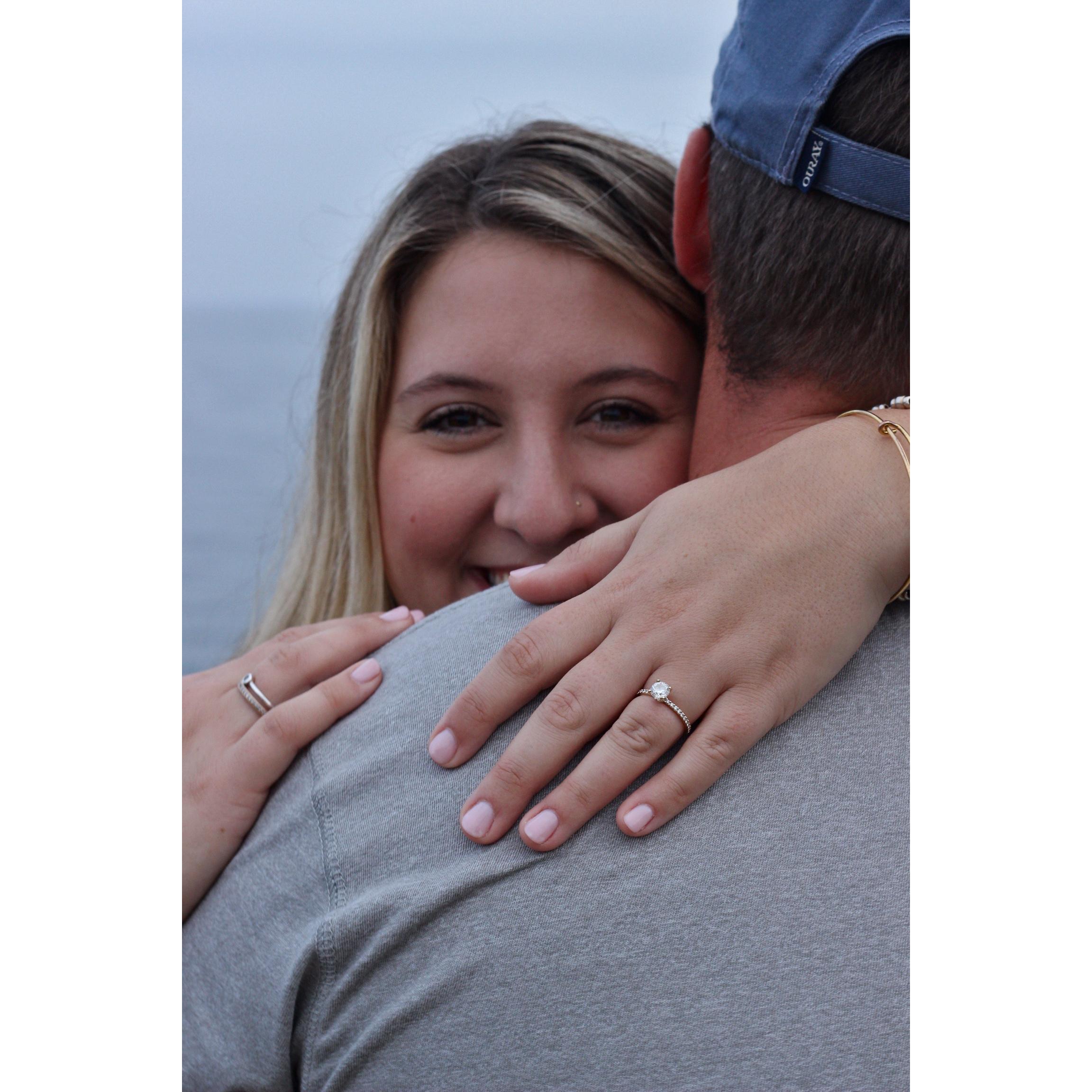 A just-for-fun engagement picture Rachel snagged of us!