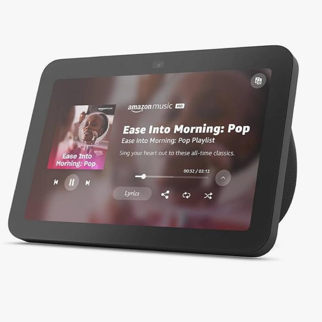 Amazon Echo Show 8, With Spatial Audio and Alexa+ Early Access, Smart Home Hub, ideal for open living spaces, Charcoal
