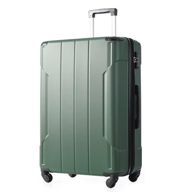 20" Lightweight Luggage, Hardside Spinner Suitcase with TSA Lock 4M, Green -ModernLuxe