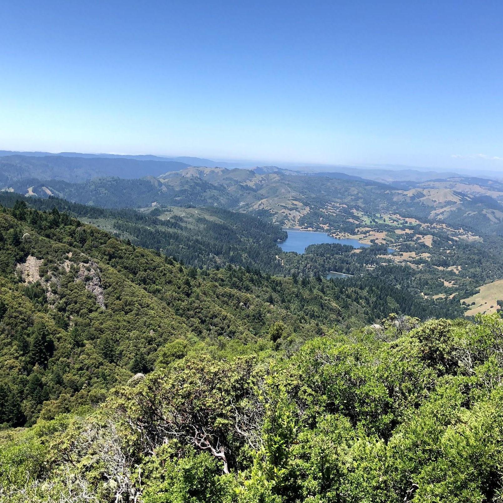 View from Mt. Tamalpais, where we hiked with Cort's cousin, James.