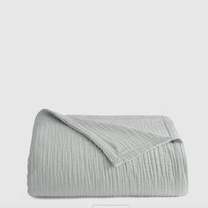 Organic Airy Gauze Blanket - Mist, King/Cal King