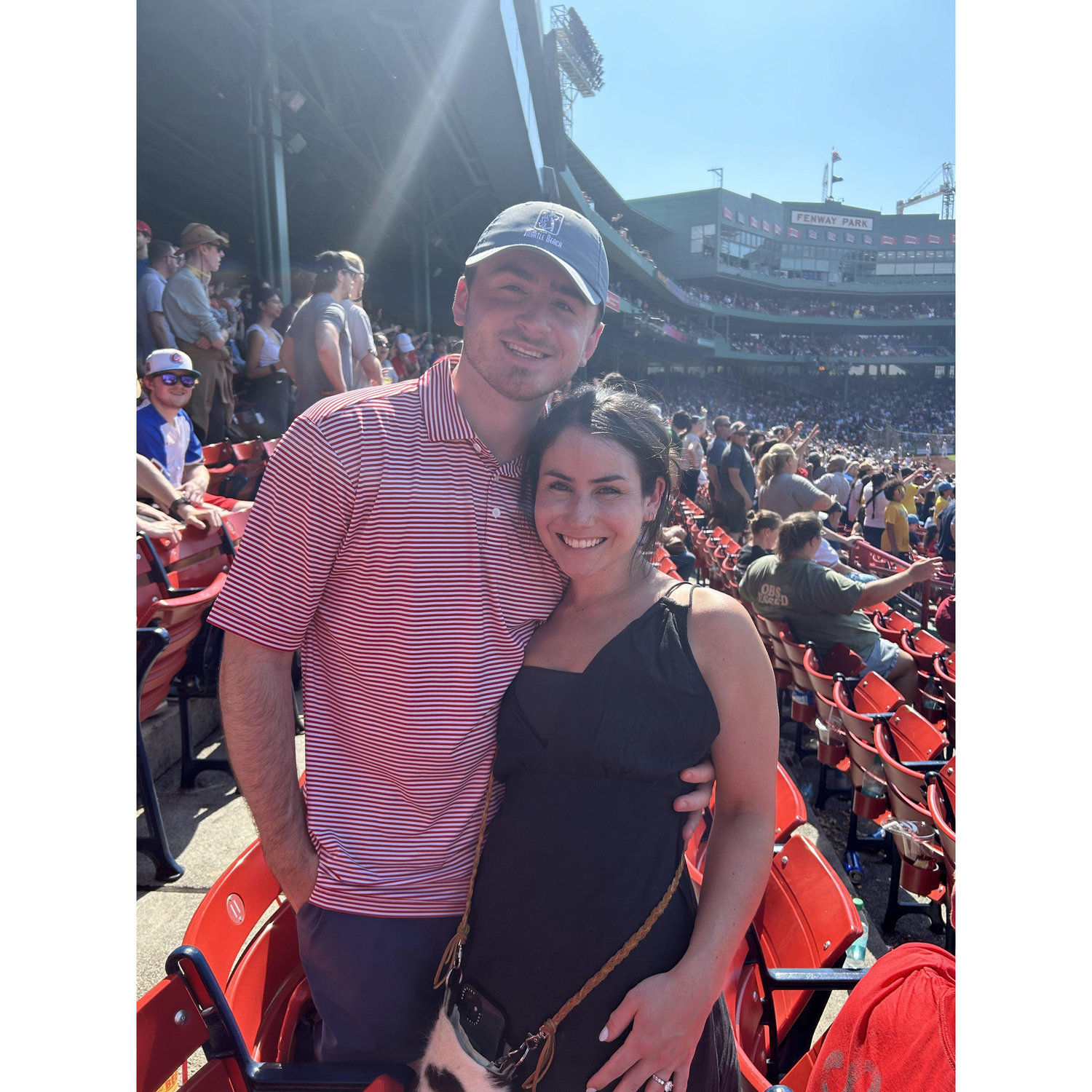 First visit to Fenway Park in Boston, MA!
