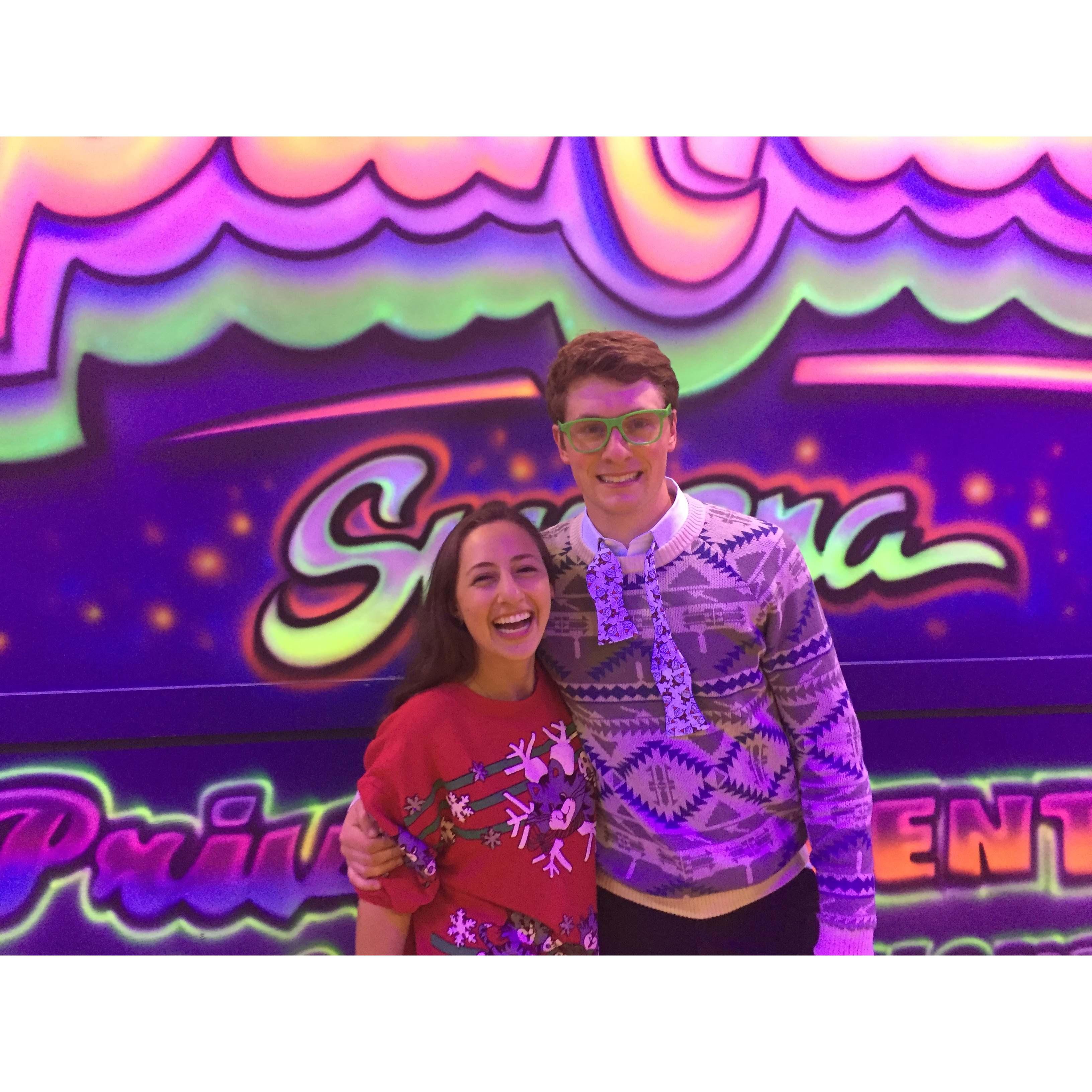 The annual Skate Night Date Night!