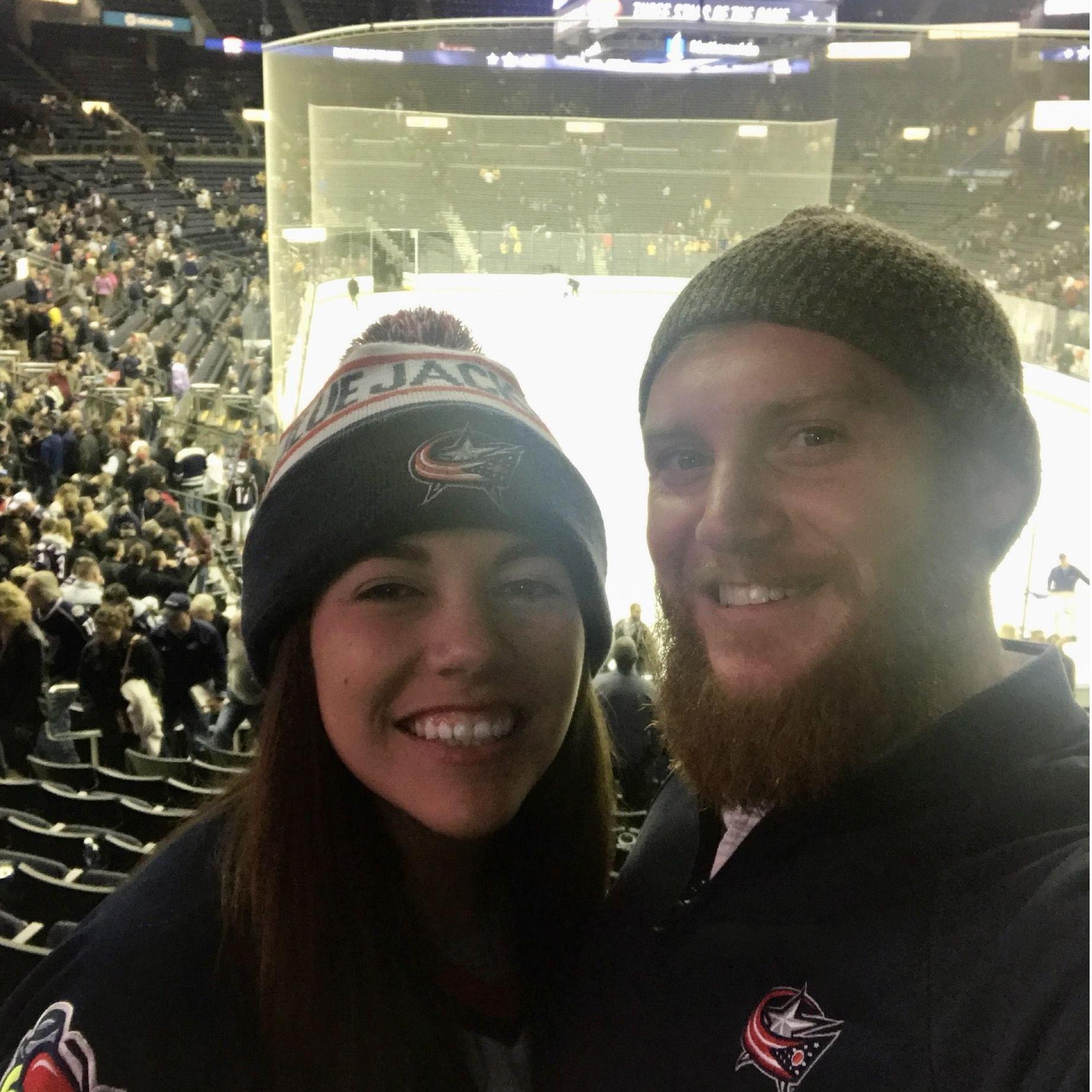 November 2017 - First Date @ CBJ Game - Columbus, OH