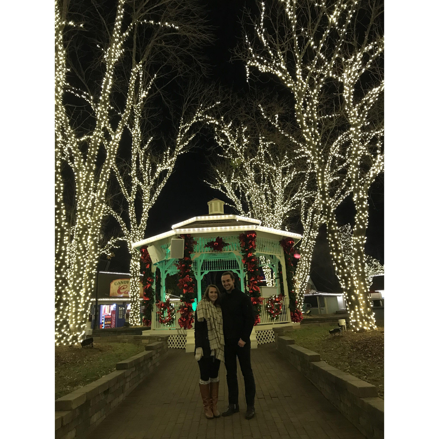 This is our first picture together! Taken Christmas 2017.
