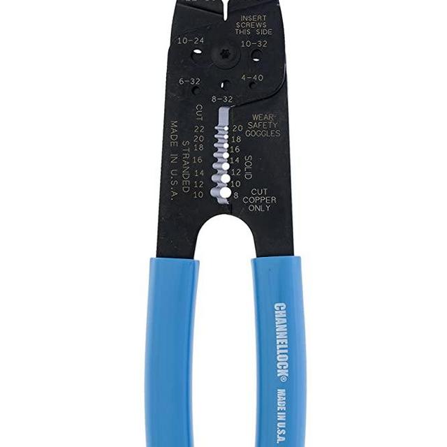 Channellock 959 8-1/2-Inch Wire Stripper with Crimper