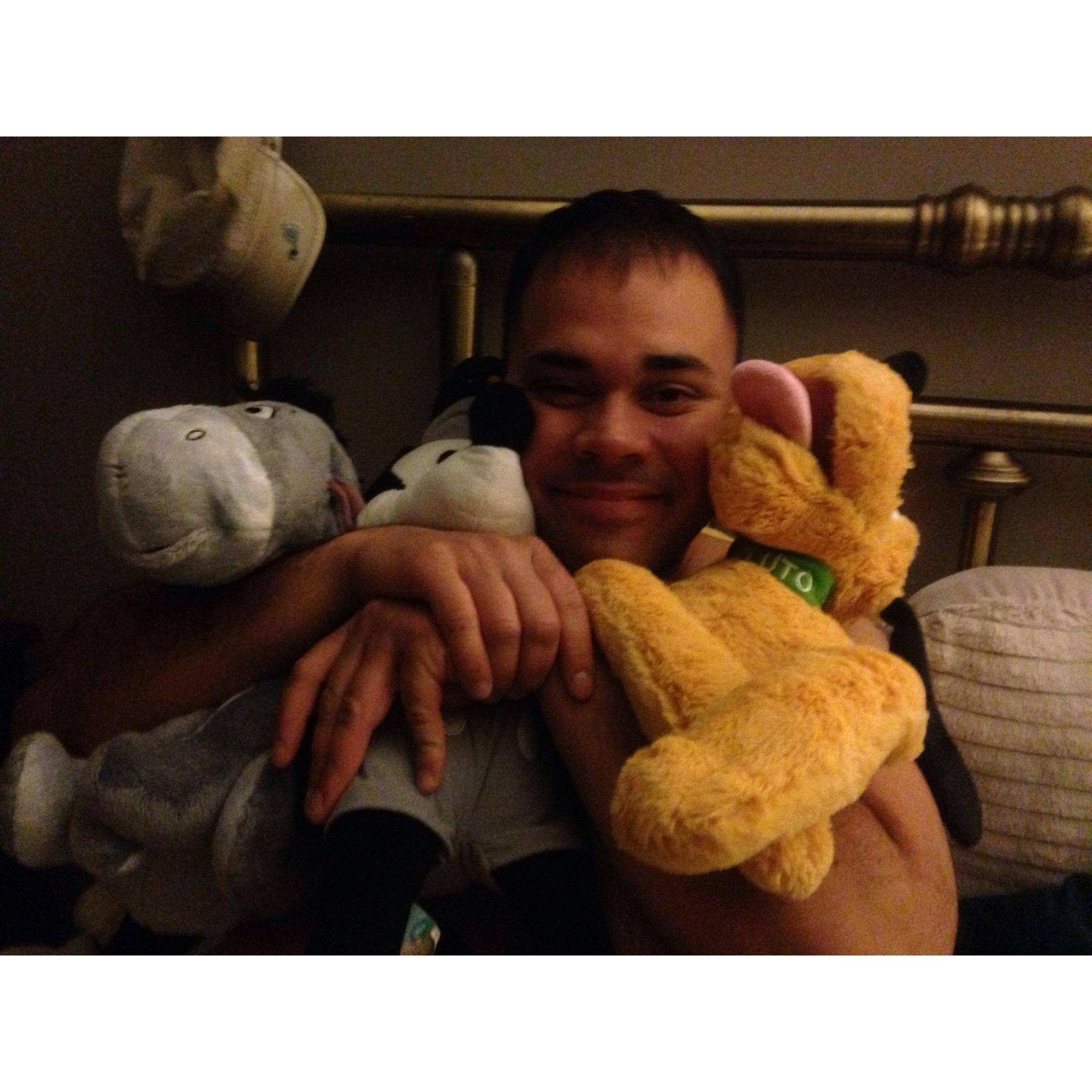 Our stuffed animal family!