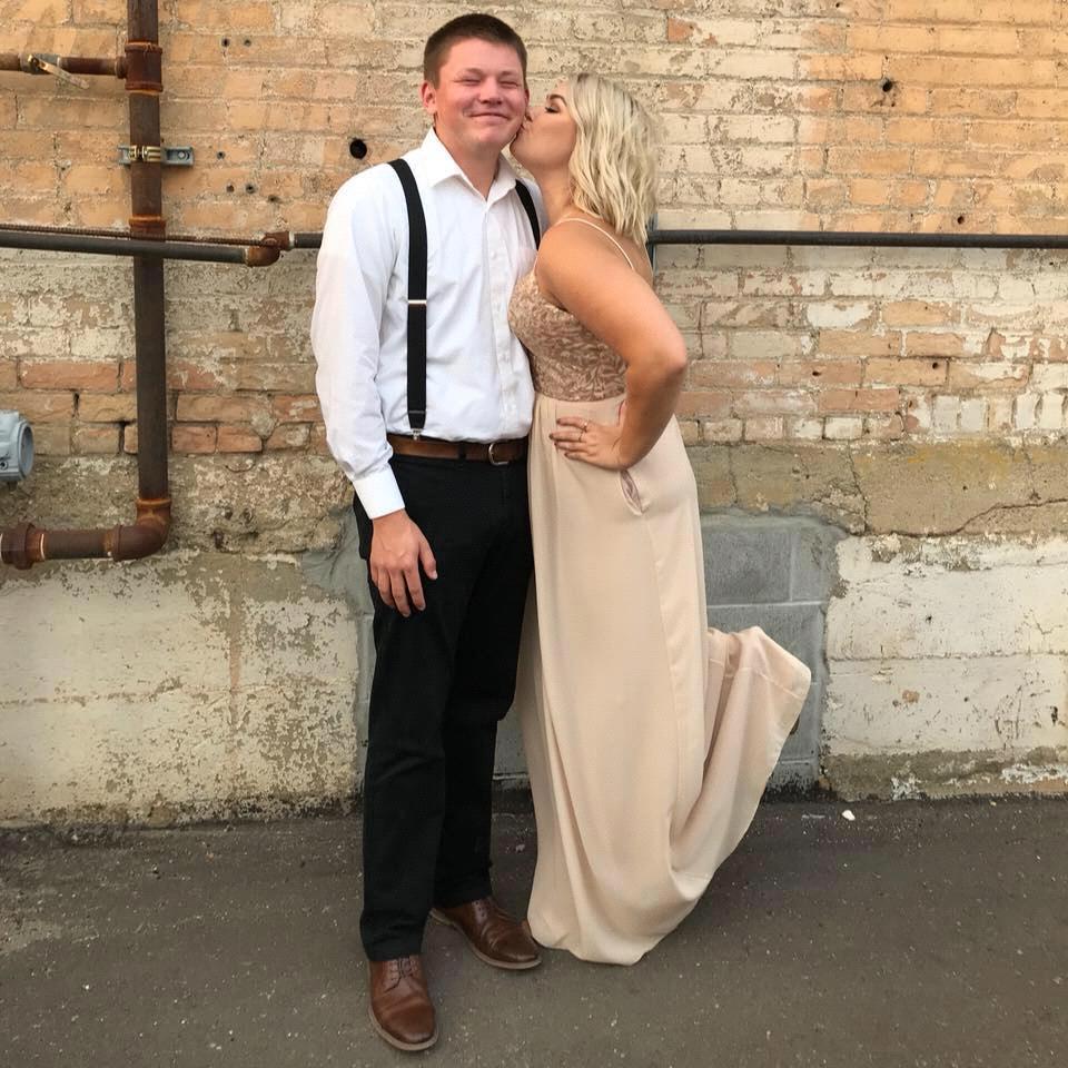 This was at Sammie and Dawson’s wedding. They are both in our wedding party!
