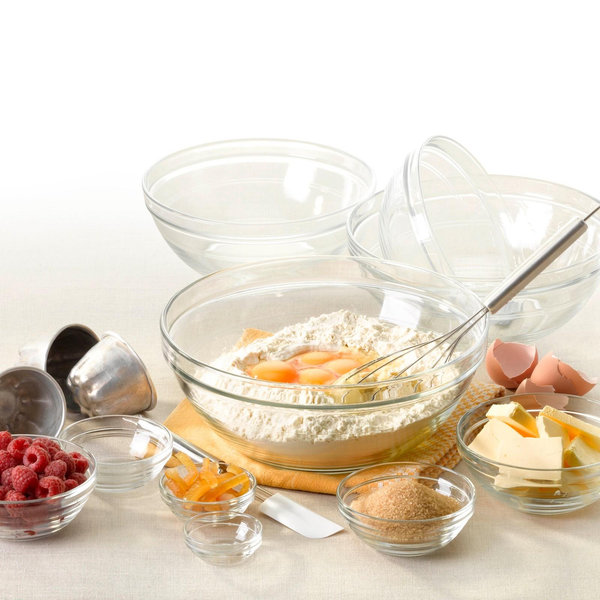 Duralex, Gigogne Clear Stackable Bowl Set