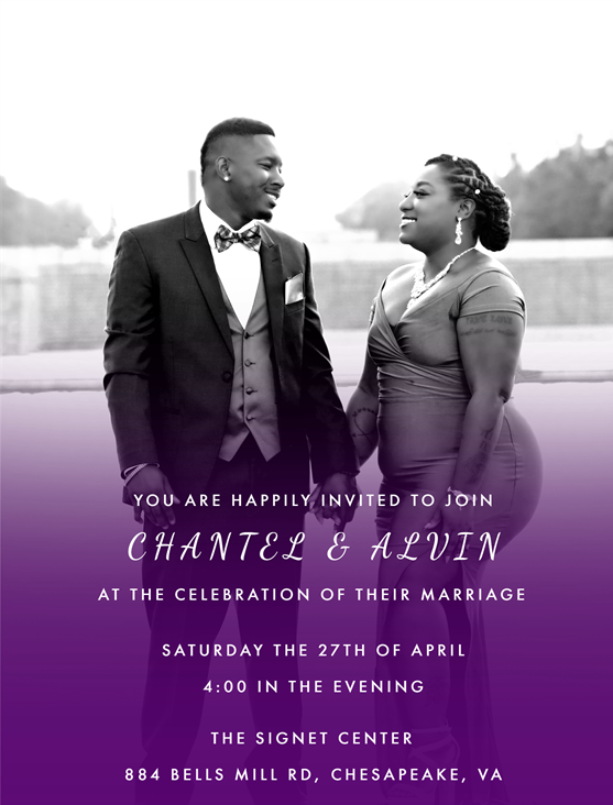 The Wedding Website of Chantel Stewart and Alvin Harris