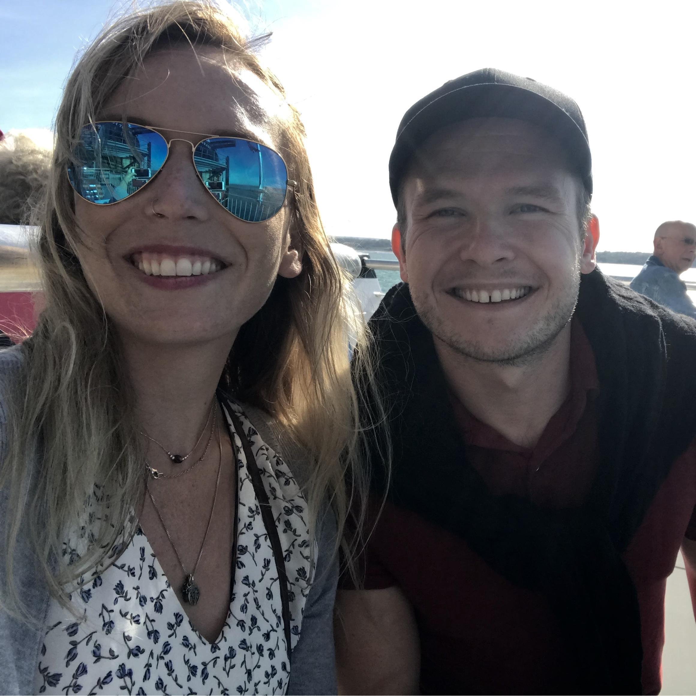 Afternoon tea at sea!