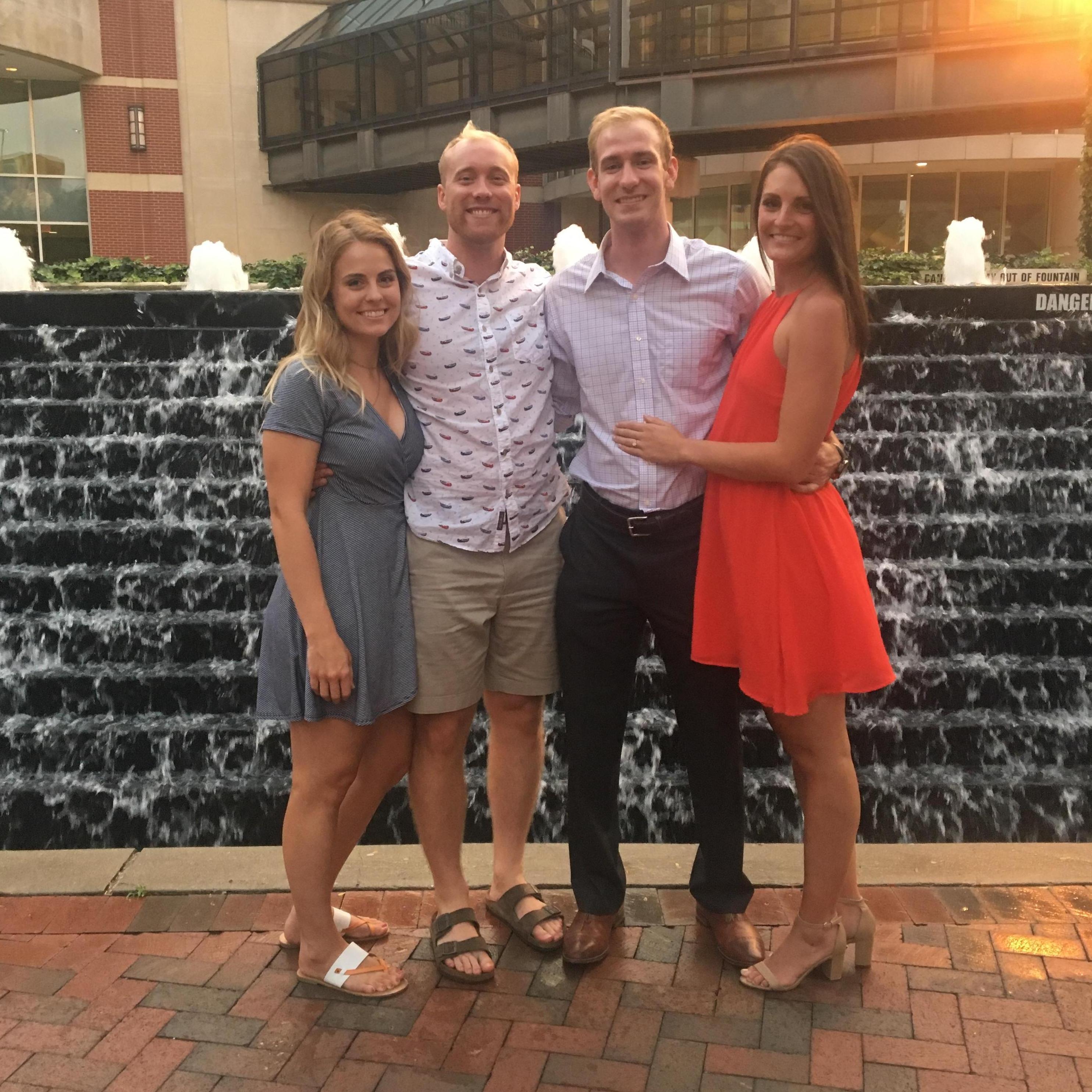 Celebrating the engagement of our best friends, Kyle and Alex Rice!
