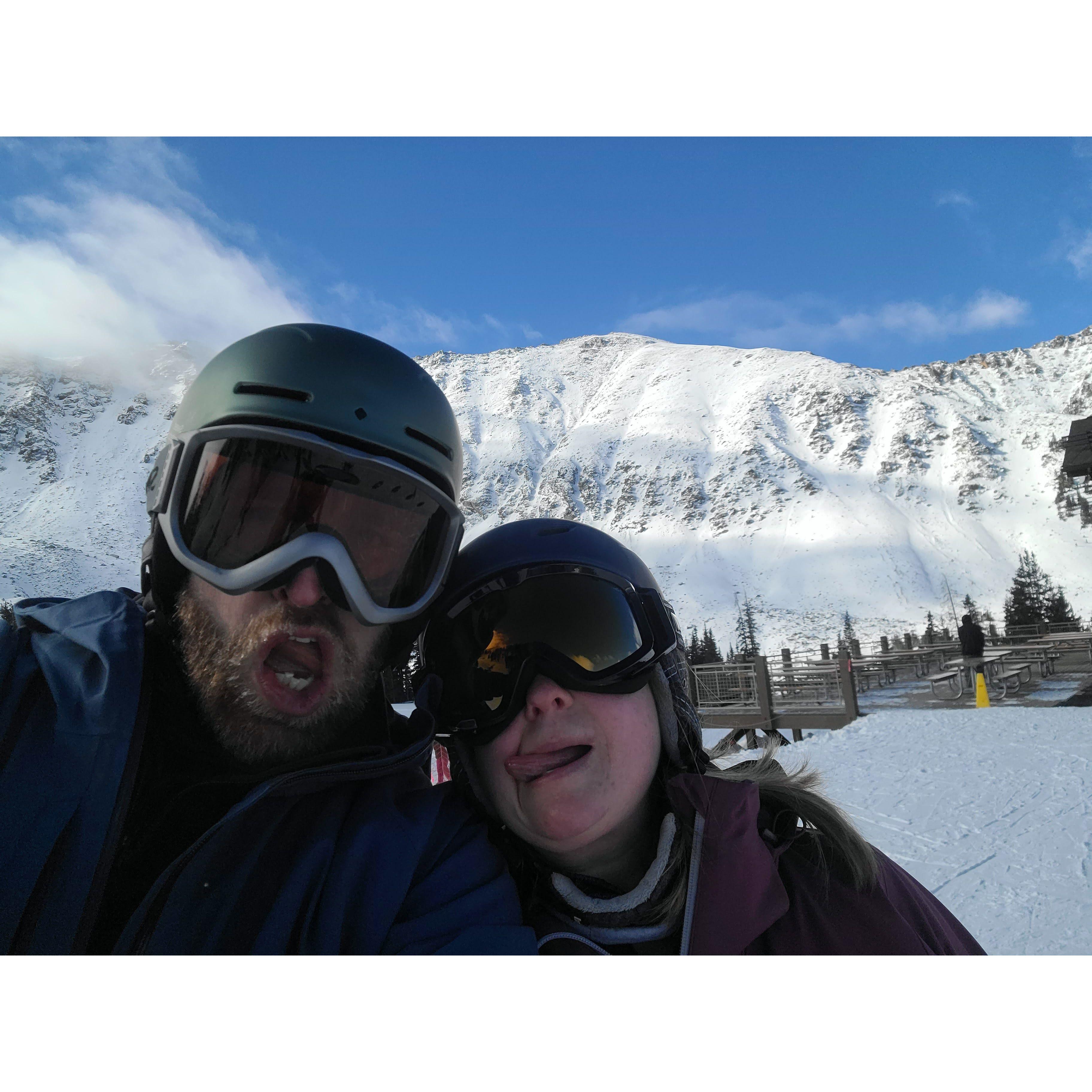 Skiing