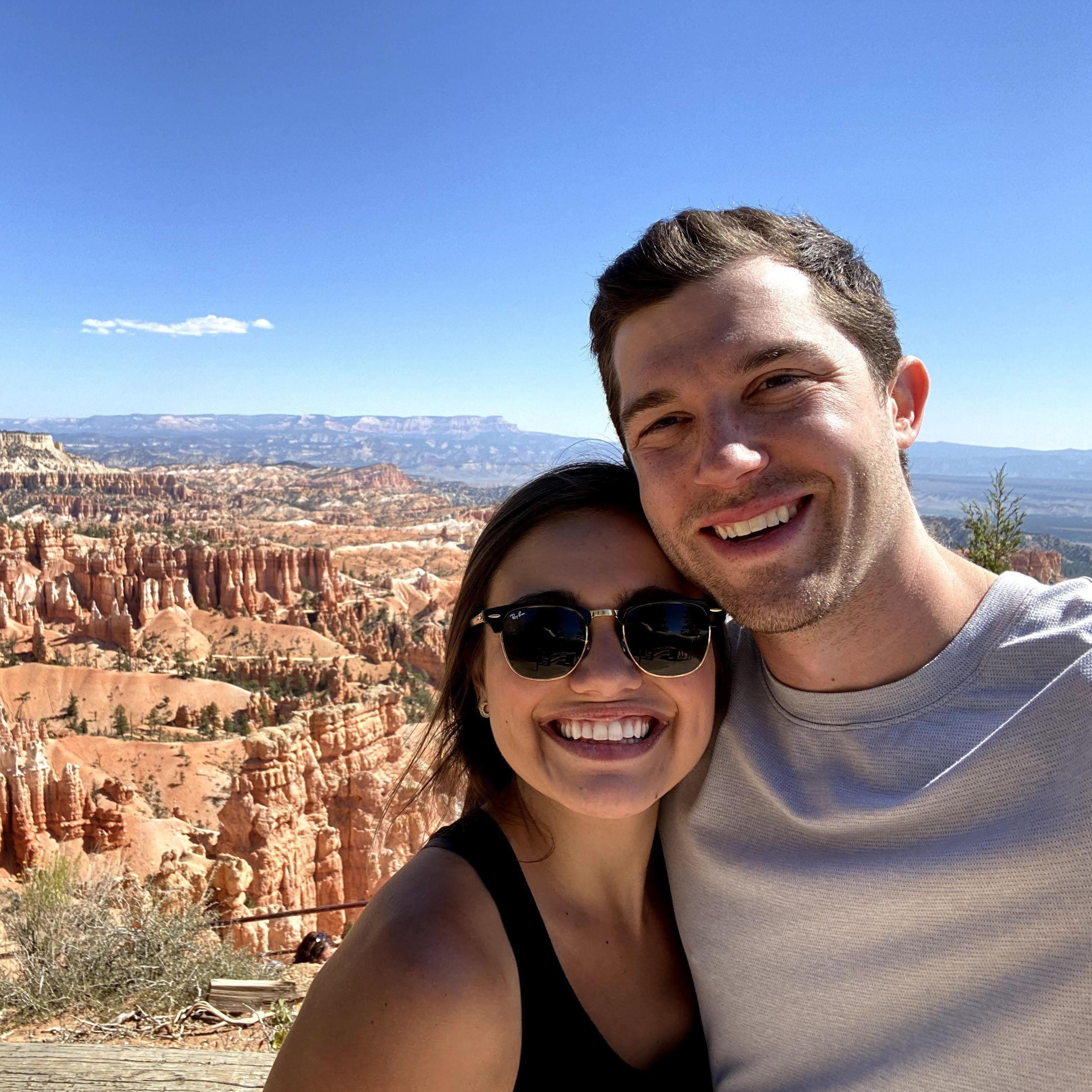 Paige is an amazing gift giver - she planned a trip to Zion and Bryce Canyon. Brad gave Paige a massage once!