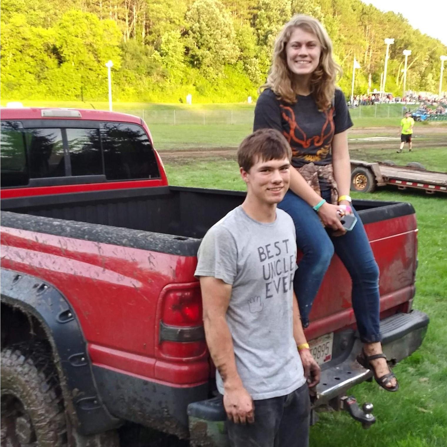 2019- Isaac competes in the 2019 Glenwood City Fair Mud Bog with his Dodge Cummins.