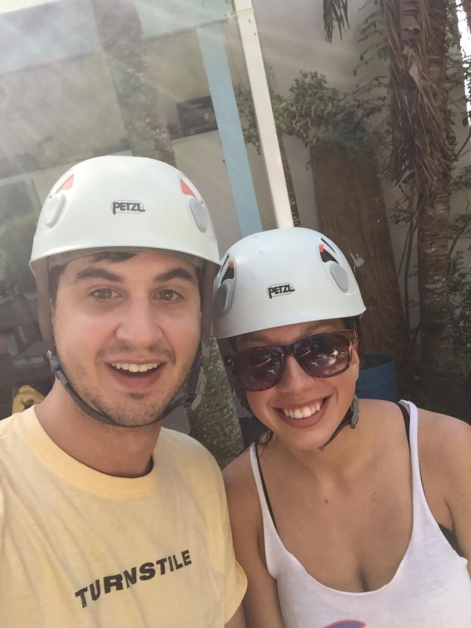 Ziplining in Tortola!