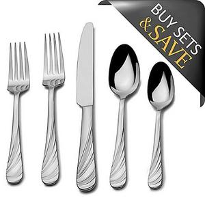 Mikasa® Swirl 20-Piece Flatware Set