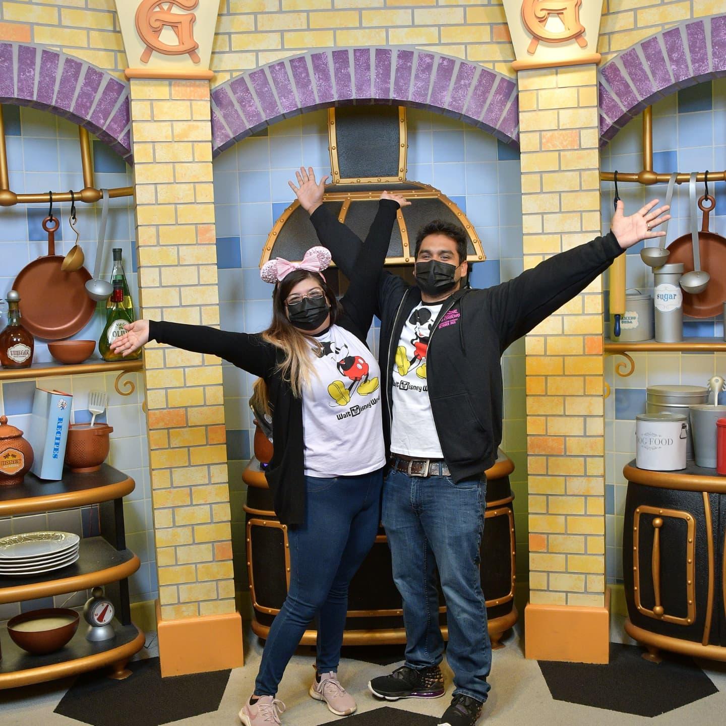 Wonderful birthday celebration at Disney, just us two.