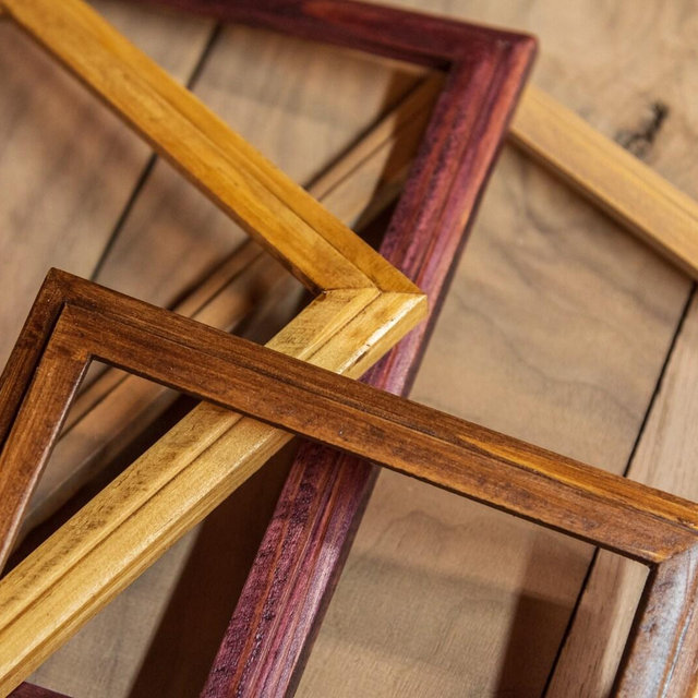 Pacific Northwest Pine Picture Frame: 5/8" Wide Wood Frame