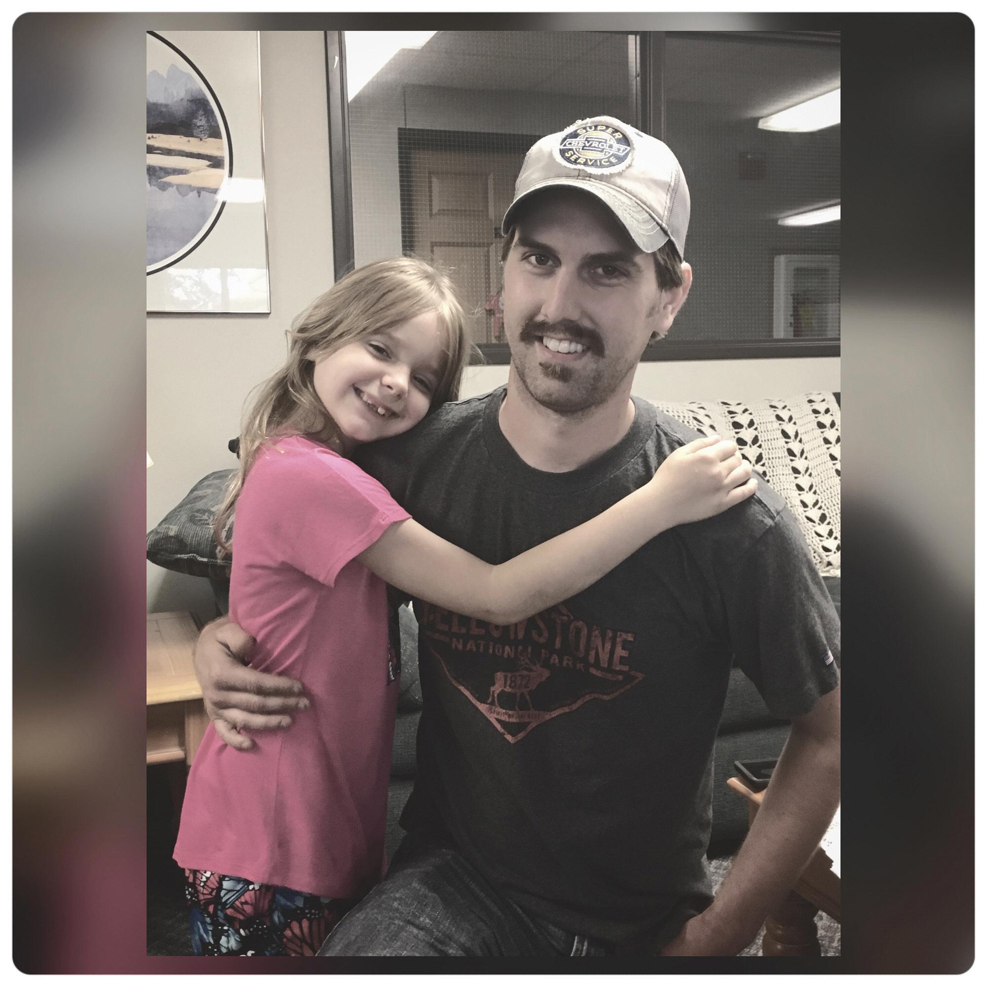 Alexis’s God father, Adam!