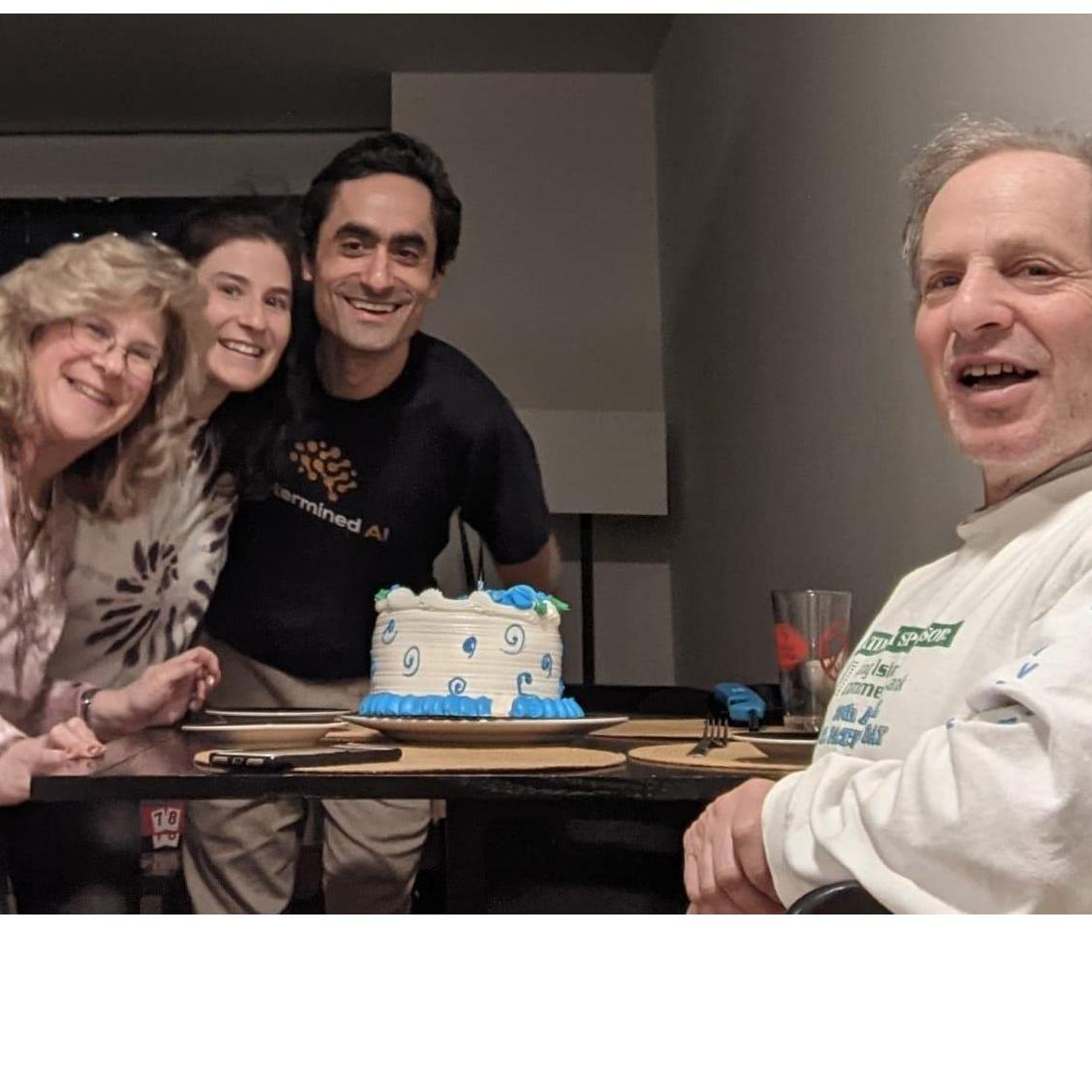 Celebrating Afshin's birthday