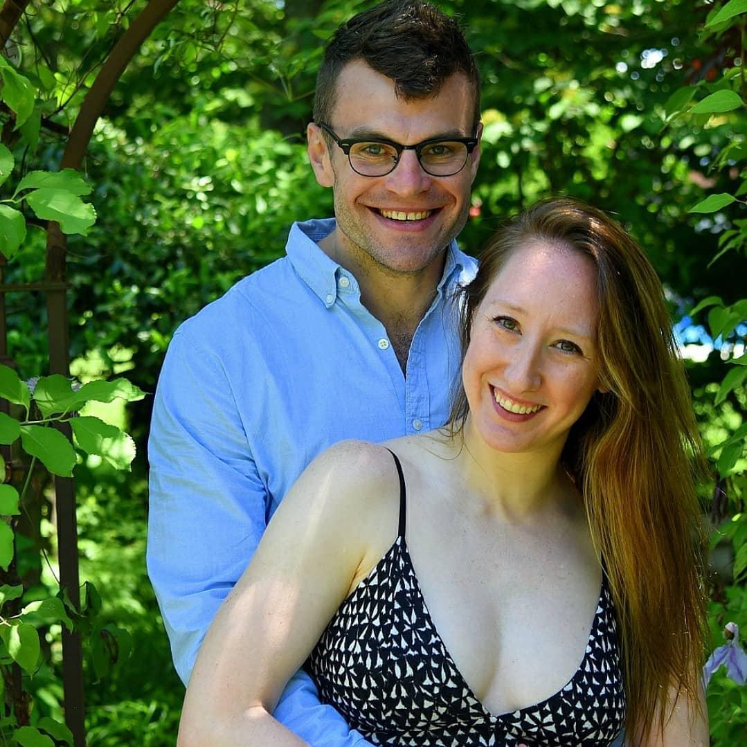 One of our first photos as a couple