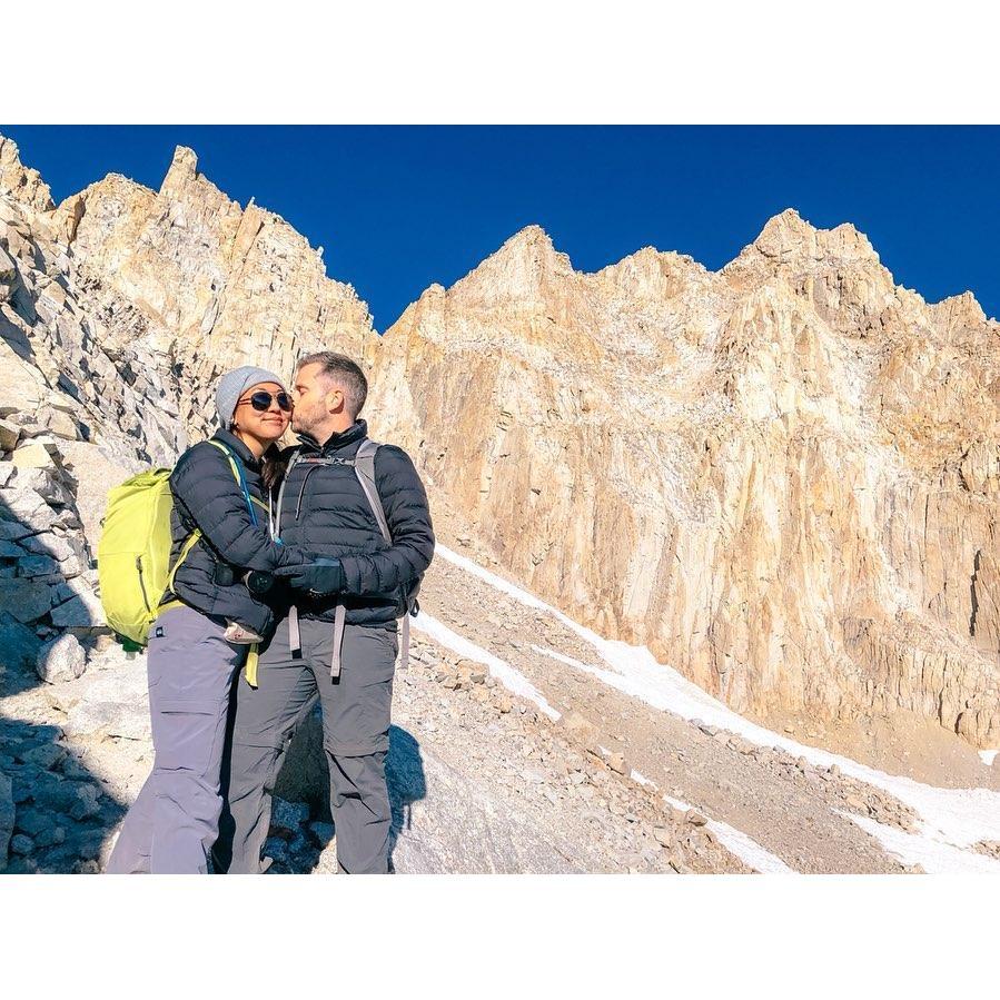"What is the dumbest thing you decided to do as a couple?" "Attempt to hike Mount Whitney in a day". Eric's almost proposal location <3.