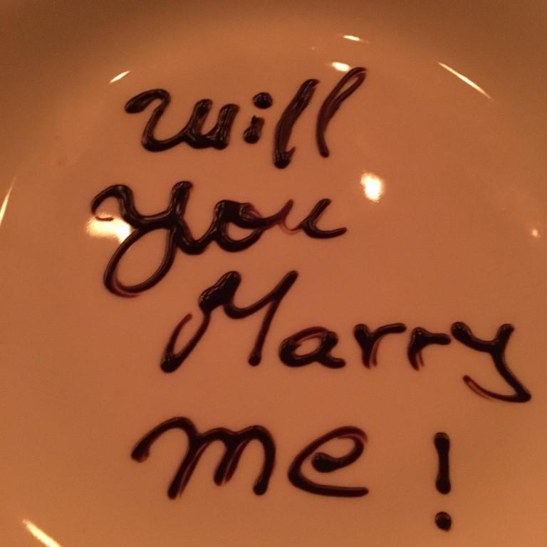 David told me they were bringing me a special dessert.