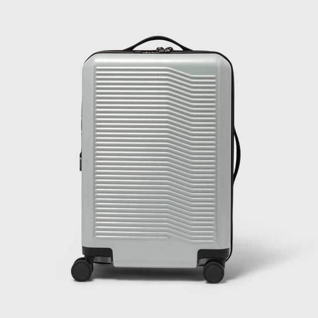 21.5" Hardside Carry On Spinner Suitcase Puritan Gray - Open Story™