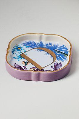 Eden Monogram Stoneware Trinket Dish