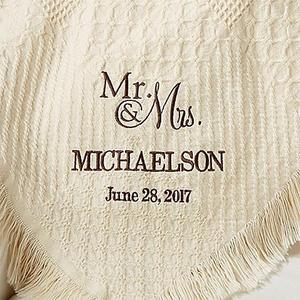 Wedded Pair Wedding & Anniversary Afghan