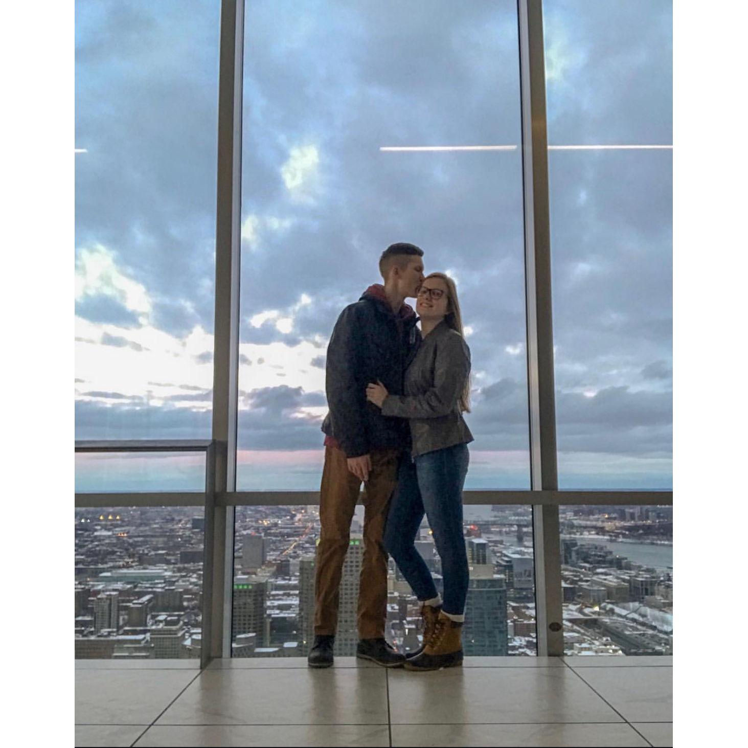 When we went to Canada for my birthday in 2018!